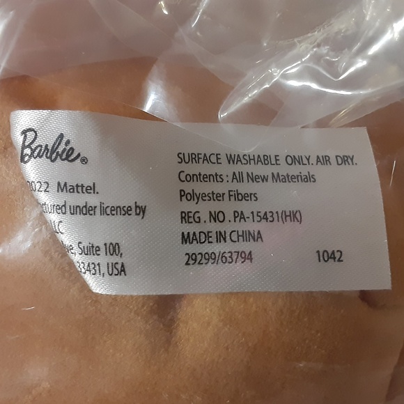 Barbie Bear Mattel 2022 Just Play Soft Squishy - Picture 5 of 5